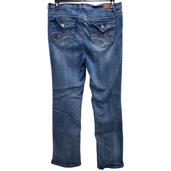 Wallflower The‎ Legendary Fit Woman's Distressed Bootcut Leg Jeans 14 Plus Long - Picture 9 of 9